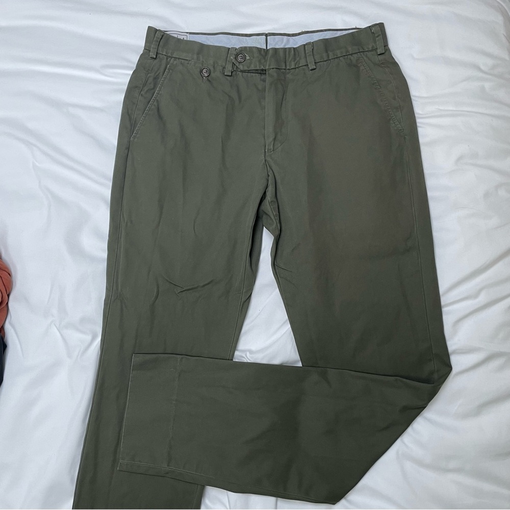 Epaulet Olive Slim Trousers size 32